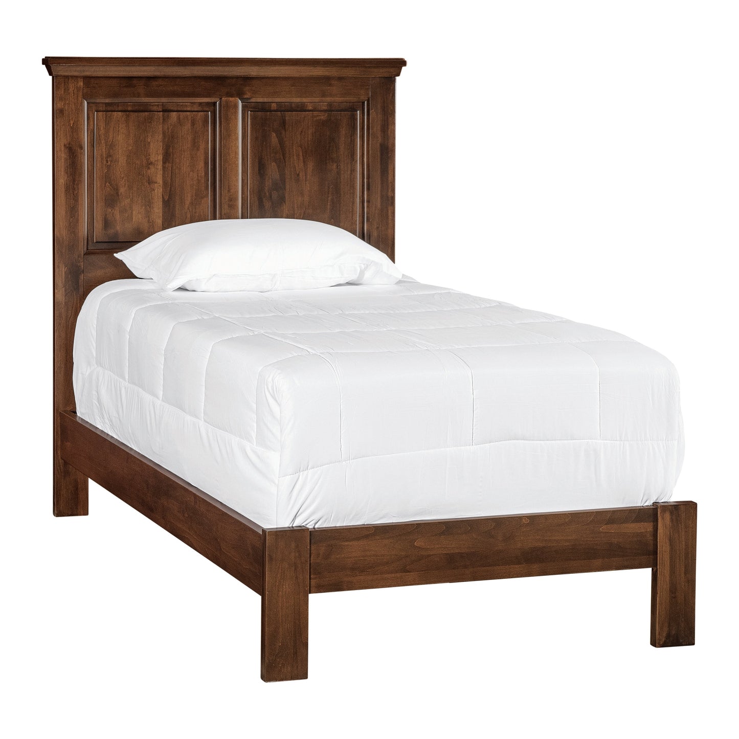 Carmella Raised Panel Bed with Low Footboard