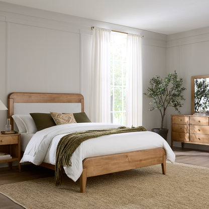 Wes Upholstered Headboard Bed