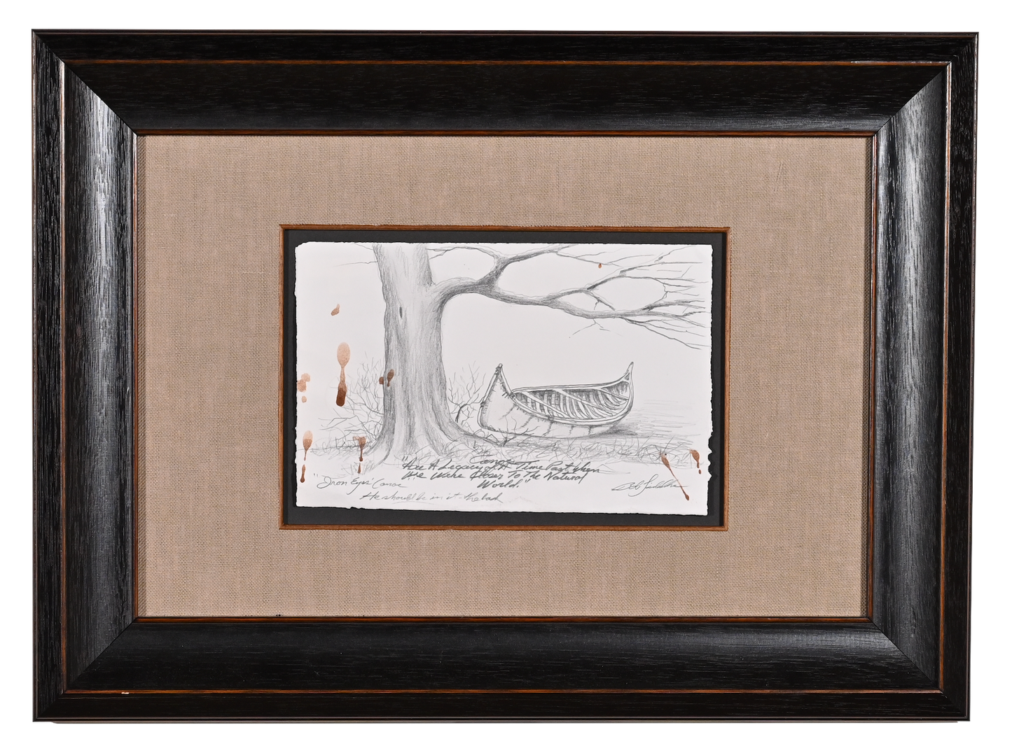 Iron Eyes Canoe