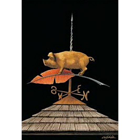 Weathervane Pig