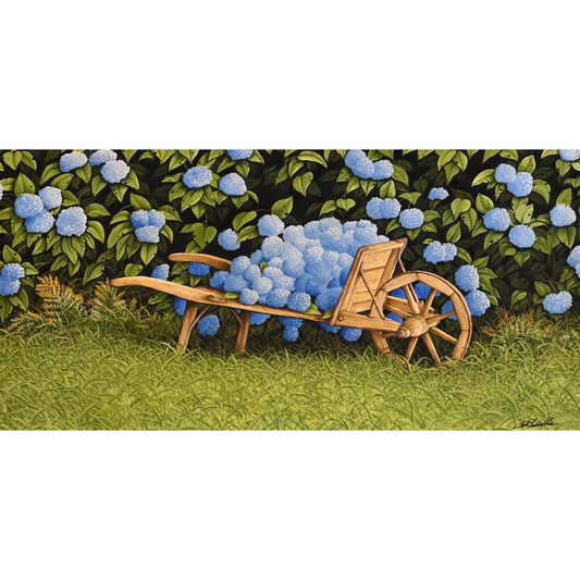 Hydrangea Wheelbarrow