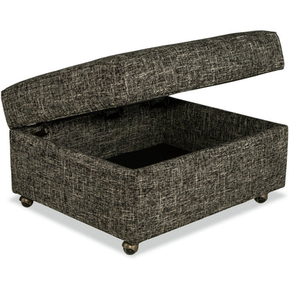 Custom Series F9 Hinge Top Storage Ottoman